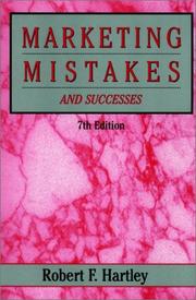 Cover of: Marketing Mistakes and Successes