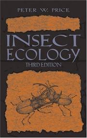 Insect ecology by Peter W. Price