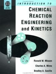 Cover of: Introduction to chemical reaction engineering and kinetics | Ronald W. Missen
