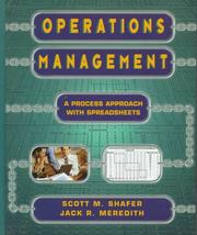 Cover of: Operations management by Scott M. Shafer