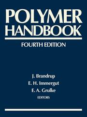 Cover of: Polymer handbook