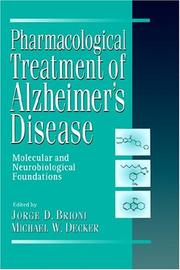 Pharmacological treatment of Alzheimer's disease