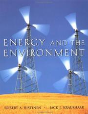 Cover of: Energy and the environment by Robert A. Ristinen