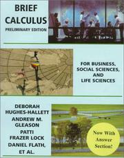 Cover of: Brief Calculus | Deborah Hughes-Hallett