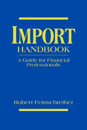 Cover of: Import handbook by edited by Robert Feinschreiber and Charles L. Crowley.