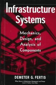 Cover of: Infrastructure systems by Demeter G. Fertis
