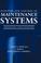 Cover of: Planning and Control of Maintenance Systems