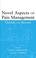 Cover of: Novel aspects of pain management