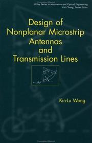 Cover of: Design of nonplanar microstrip antennas and transmission lines
