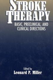 Cover of: Stroke therapy | 