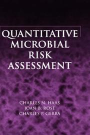 Cover of: Quantitative microbial risk assessment