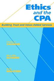 Cover of: Ethics and the CPA: building trust and value-added services