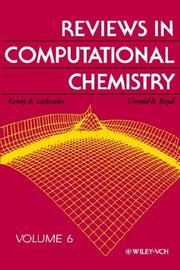Cover of: Reviews in Computational Chemistry by 