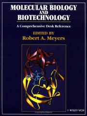 Cover of: Molecular Biology and Biotechnology by Robert A. Meyers