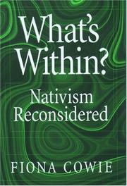 Cover of: What’s within?: Nativism reconsidered