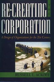 Cover of: Re-Creating the Corporation by Russell L. Ackoff