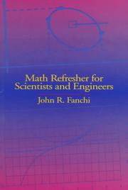 Cover of: Math refresher for scientists and engineers