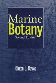Cover of: Marine botany by Clinton J. Dawes