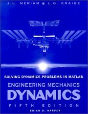 Cover of: Solving Dynamics Problems with Matlab