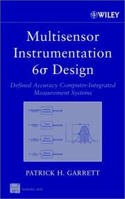 Cover of: Multisensor Instrumentation 6 Design: Defined Accuracy Computer Integrated Measurement Systems