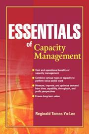 Essentials of capacity management by Reginald Tomas Yu-Lee