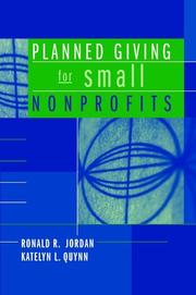 Cover of: Planned giving for small nonprofits