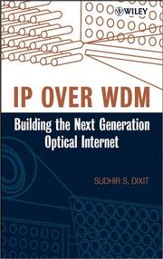 Cover of: IP over WDM: Building the Next Generation Optical Internet