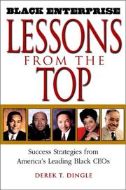 Cover of: Black Enterprise Lessons from the Top