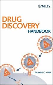 Cover of: Drug Discovery Handbook (Pharmaceutical Development Series) by Shayne Cox Gad