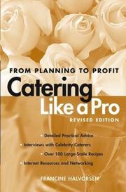 Cover of: Catering Like a Pro by Francine Halvorsen