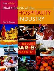 Cover of: Dimensions of the Hospitality Industry, Third Edition Package (includes Text and NRAEF Workbook)