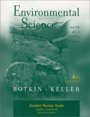 Cover of: Environmental Science: Earth As a Living Planet: Student Review Guide