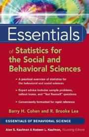Cover of: Essentials of Statistics for the Social and Behavioral Sciences (Essentials of Behavioral Science)