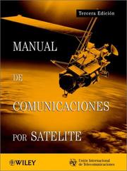 Cover of: Manual de Comunicaciones por Satelite