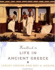 Cover of: Handbook to life in ancient Greece by Lesley Adkins