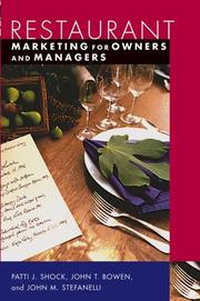 Restaurant Marketing for Owners and Managers by Patti J. Shock