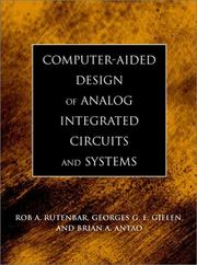 Cover of: Computer-aided design of analog integrated circuits and systems by edited by Rob A. Rutenbar, Georges G.E. Gielen, Brian A. Antao.