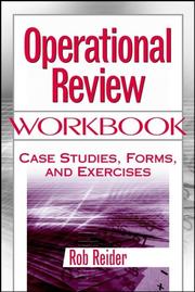 Cover of: Operational review workbook: case studies, forms, and exercises