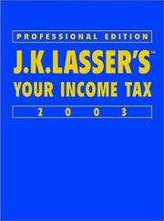 Cover of: J.K. Lasser's Your Income Tax 2003
