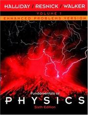 Cover of: Fundamentals of Physics, Chapters 1 - 21, Enhanced Problems Version | David Halliday