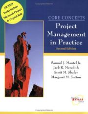 Cover of: Core Concepts: Project Management in Practice (with CD)