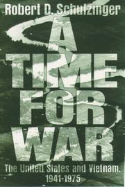 Cover of A Time for War