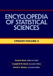 Cover of: Encyclopedia of Statistical Sciences , Update