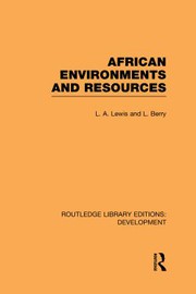 Cover of: African Environments and Resources