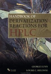 Cover of: Handbook of derivatization reactions for HPLC by George Lunn