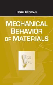 Cover of: Mechanical behavior of materials