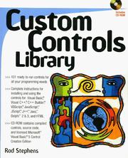 Cover of: Custom controls library