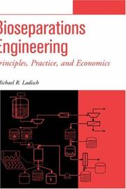 Cover of: Bioseparations Engineering | Michael R. Ladisch
