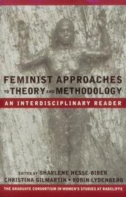 Cover of: Feminist approaches to theory and methodology: an interdisciplinary reader