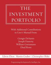 Cover of: The Investment Portfolio User